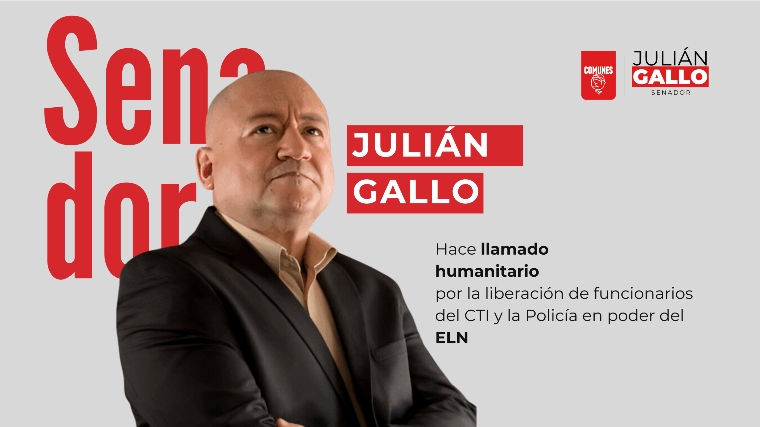 Julián Gallo hace llamado humanitario Julián Gallo hace llamado humanitario